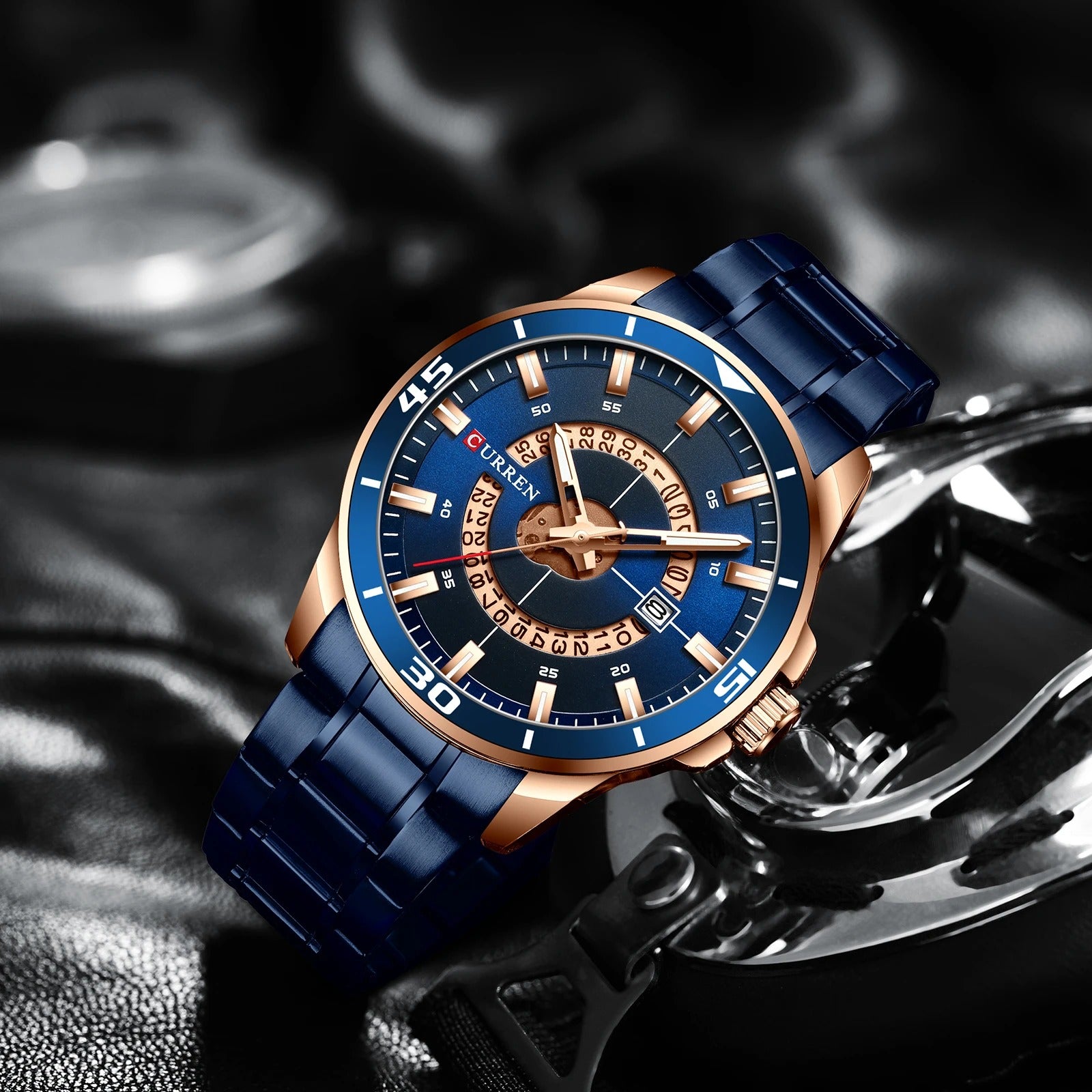 Men's Stainless Steel Business Quartz Watch