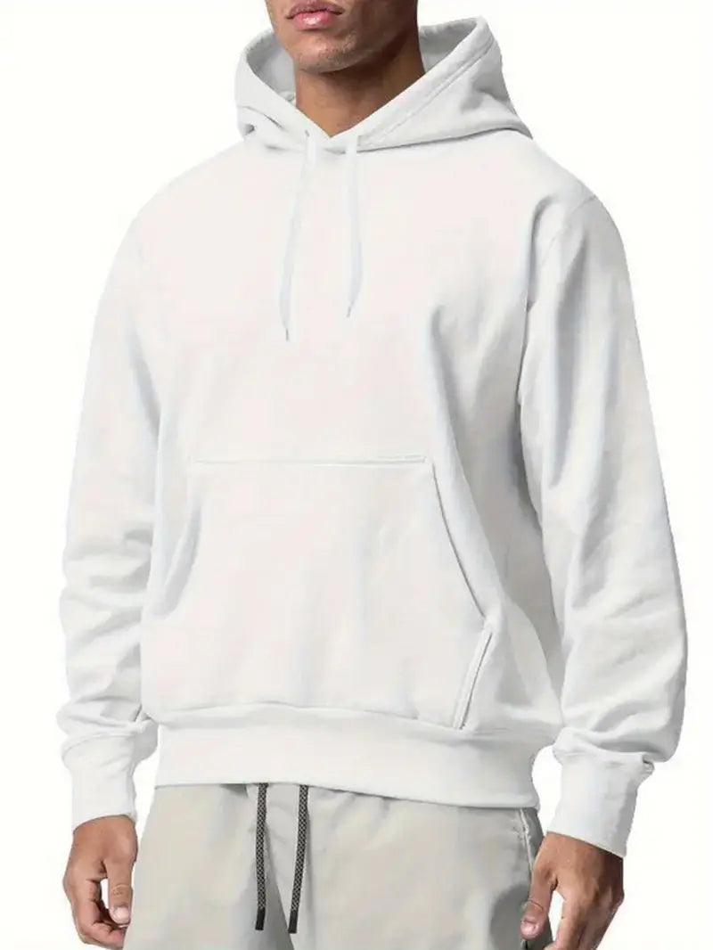Men's Casual Solid Hoodie