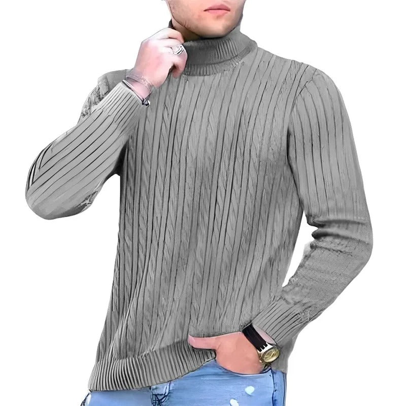 Men's Turtleneck Knitted Sweater
