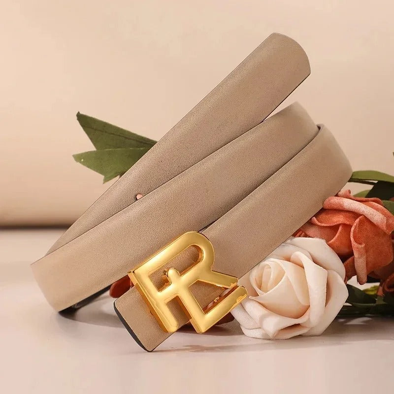 Fashionable Men's Belt with Metal Buckle