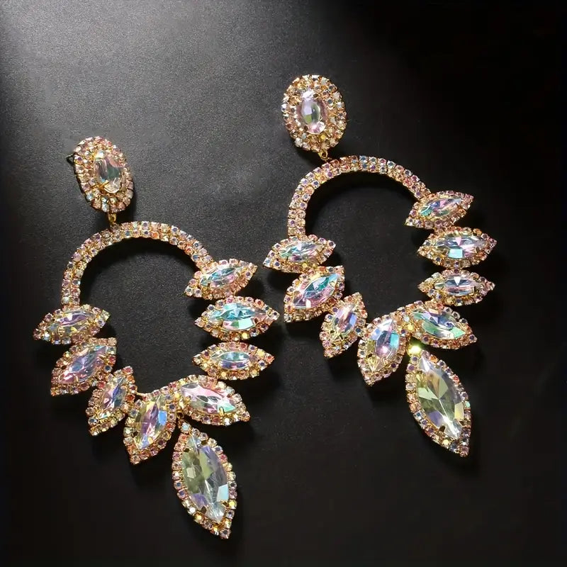 Exaggerated Hollow Dangle Earrings