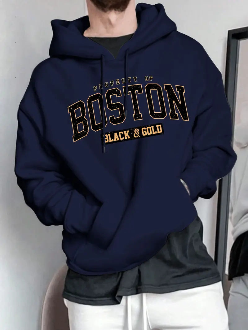 Paris-Inspired Fashion Hoodie for Men