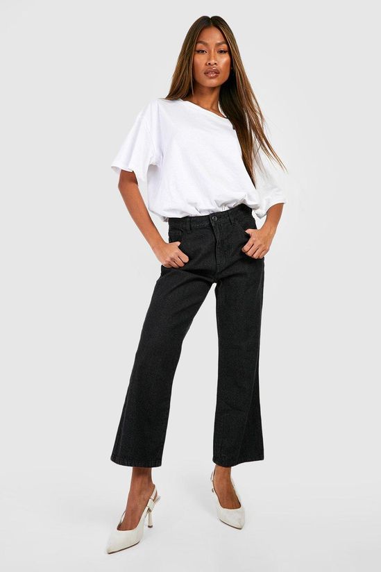 Basics Mid Rise Kick Flared Jeans