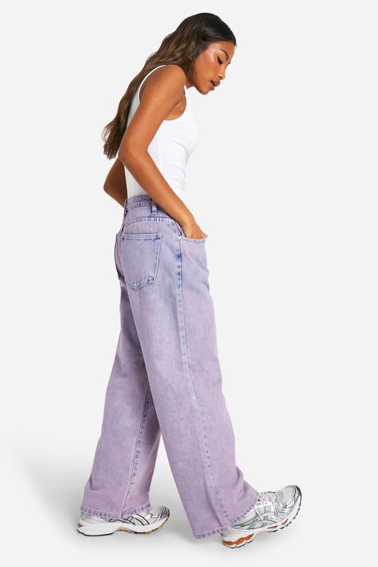 Pink Wash Straight Leg Jeans