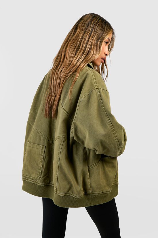 Oversized Bomber Jacket