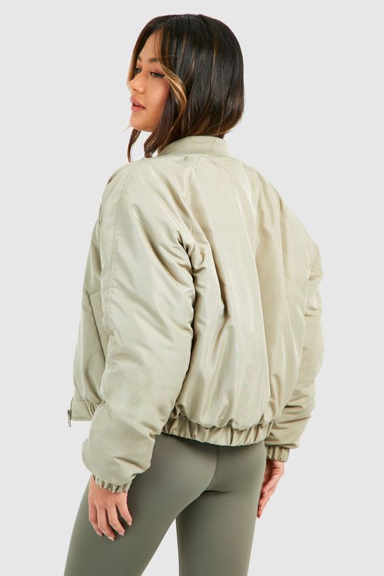 Cropped Bomber Jacket