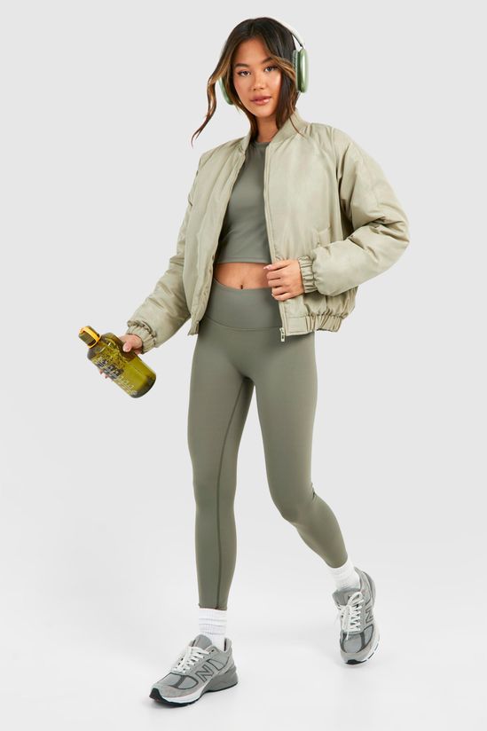 Cropped Bomber Jacket
