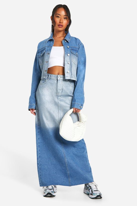Metallic Ombre Denim Jacket