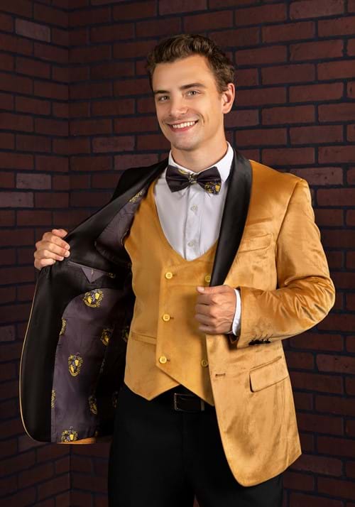 Harry Potter Hufflepuff Deluxe Men's Blazer