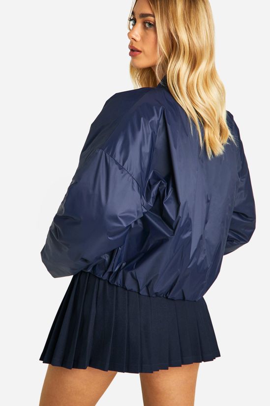 Puffer Nylon Bomber Jacket