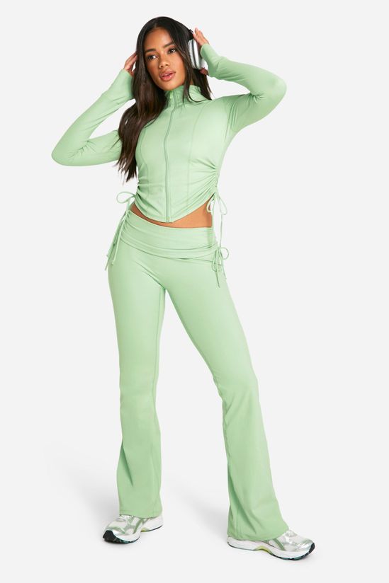 Supersoft Sculpt Ruched Side Sports Jacket