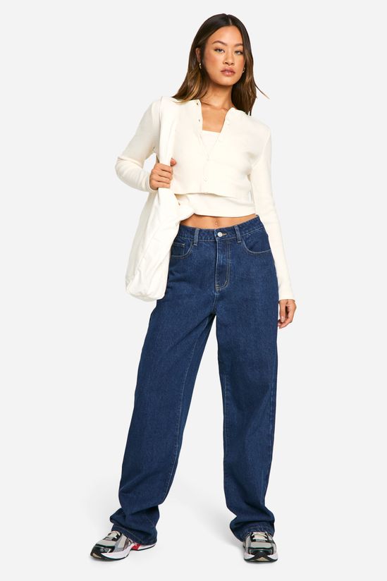 Tall Basics High Waisted Boyfriend Jeans