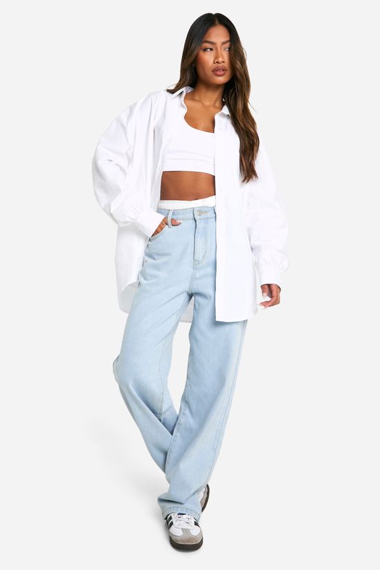 High Waisted Boyfriend Jeans
