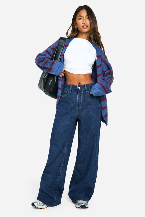 High Waisted Super Wide Leg Jeans