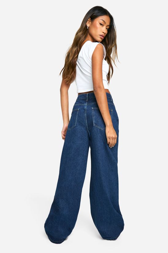 High Waisted Super Wide Leg Jeans
