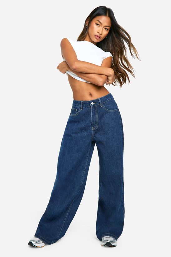 High Waisted Super Wide Leg Jeans