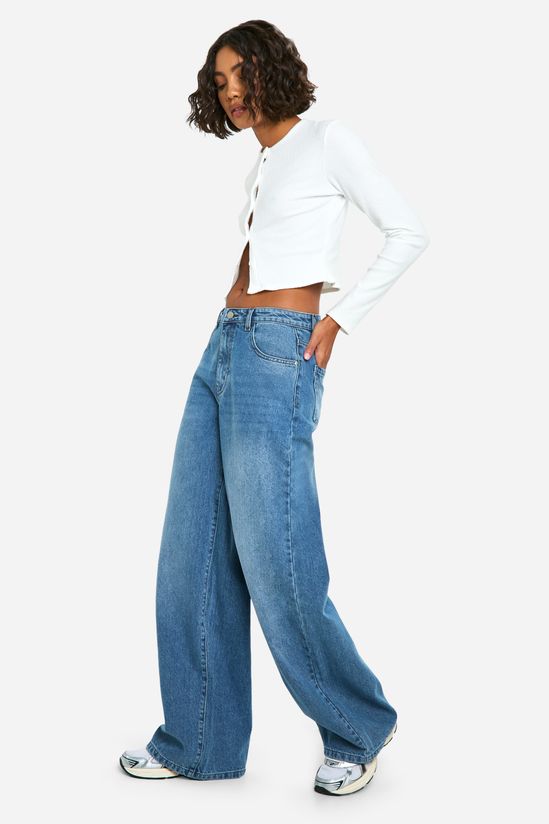 The Tall Mid Rise Wide Leg Jean