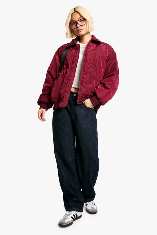 Oversized Bomber Jacket