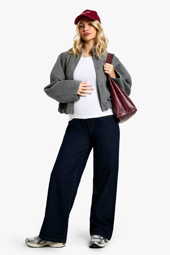 Maternity Over The Bump Wide Leg Jeans