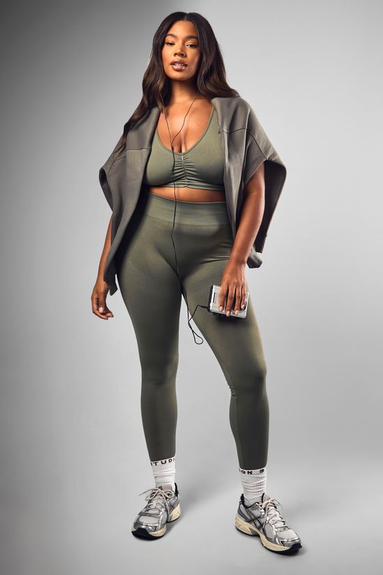 Plus Premium Sculpt Seamless Bum Scrunch Legging
