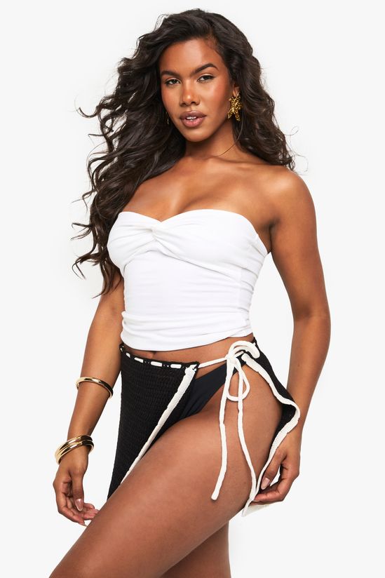 Crochet Blanket Stitch Tie Side Skirt