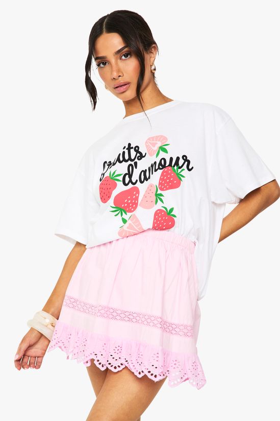 Petite Frill Rara Mini Skirt