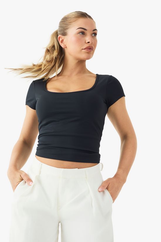 Buttery Soft Built in Padded Sweetheart Neck Cap Sleeve Top