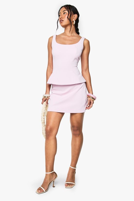 Woven Mini Skirt