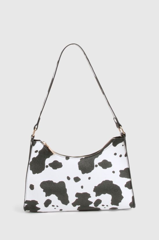 Cow Print Shoulder Bag