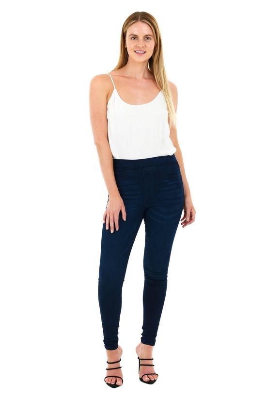 Women's Skinny Fit Denim Jeggings with Pockets - Classic Casual Trousers