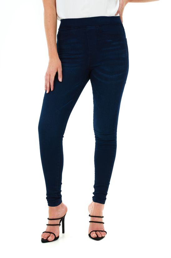 Women's Skinny Fit Denim Jeggings with Pockets - Classic Casual Trousers