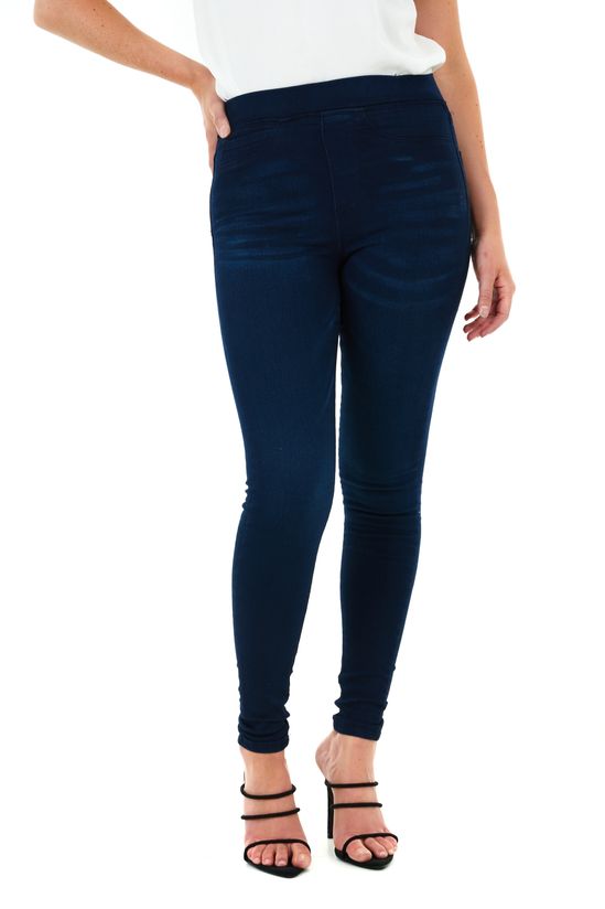 Women's Skinny Fit Denim Jeggings with Pockets - Classic Casual Trousers