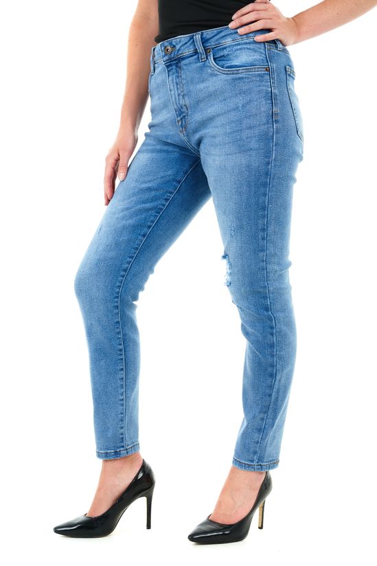 Casual Style Classic Stretchy Ripped Skinny Fit Denim Jeans