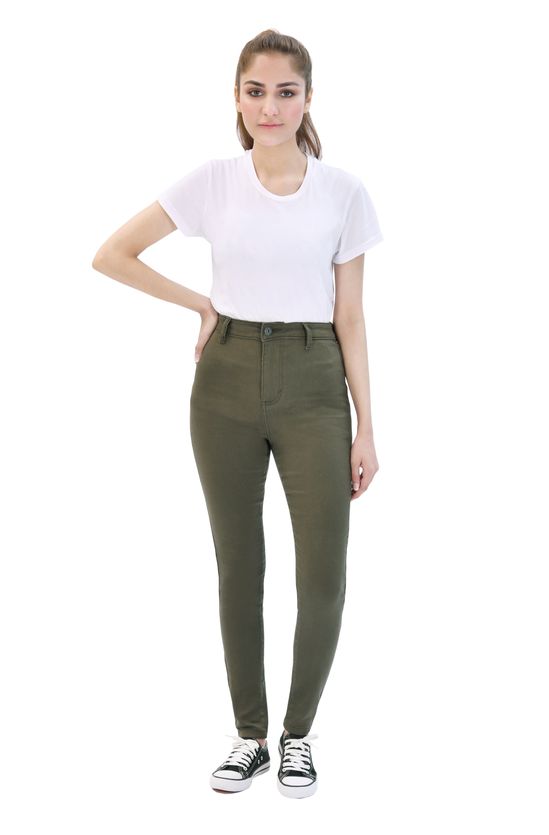 Stylish Skinny Fit High Waisted Denim Jeans