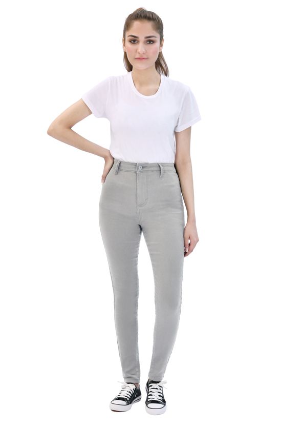 Stylish Skinny Fit High Waisted Denim Jeans