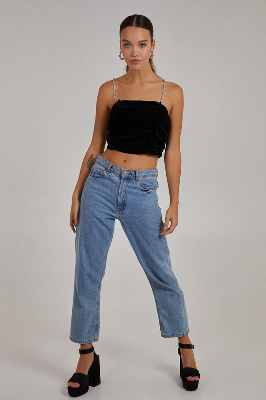 Ruched Crop Top