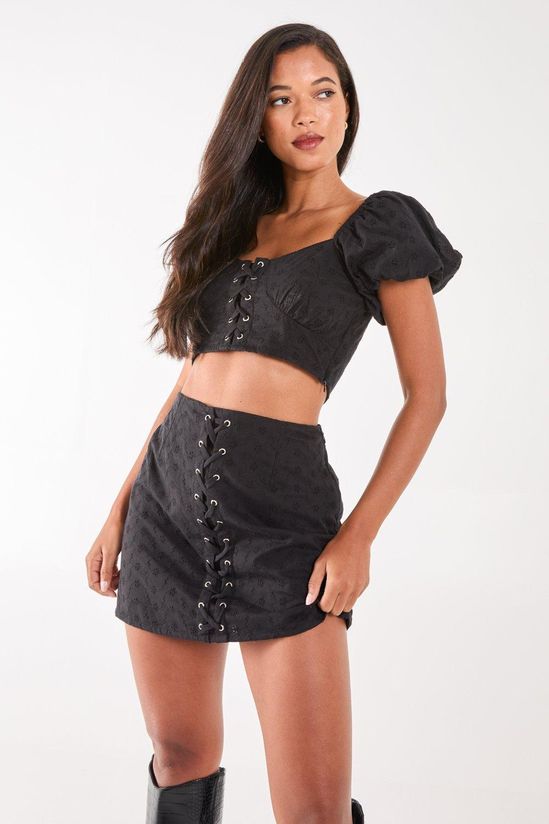 Lace Up Corset Top