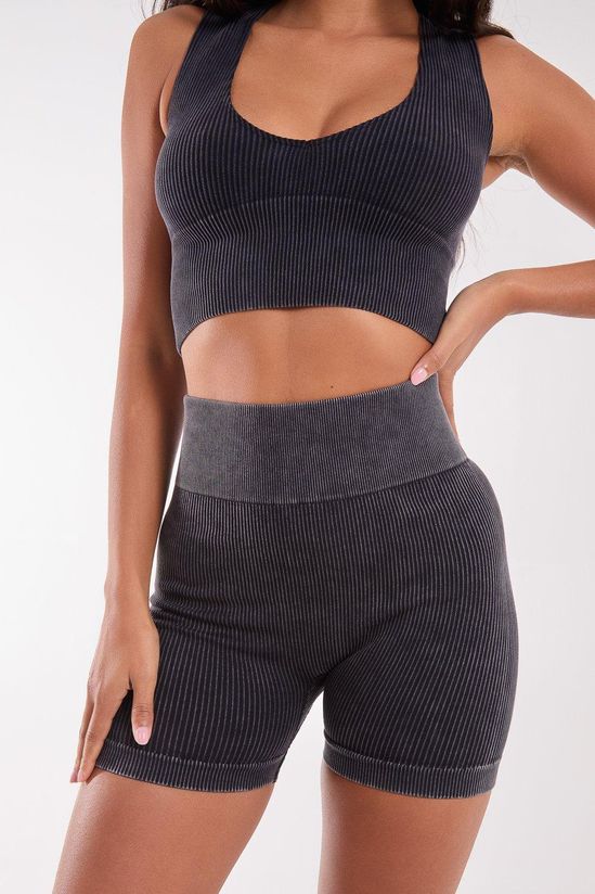 Washed Active Cycle Shorts