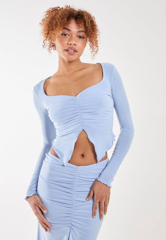 Slinky Ruched Butterfly Top