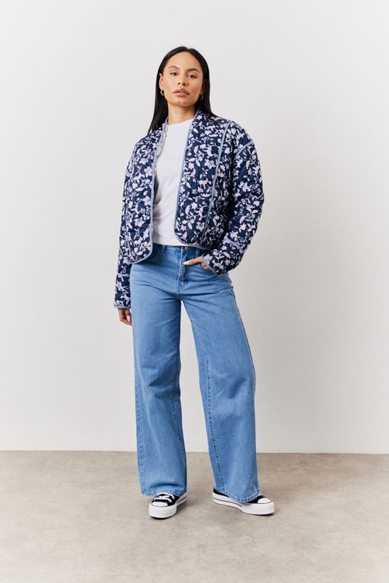 Reversible Printed Quilted Jacket