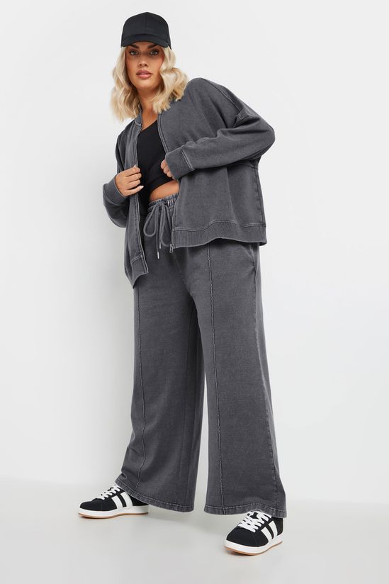 Oversized Sweat Bomber Jacket
