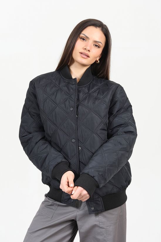 Quilted Bomber Jacket