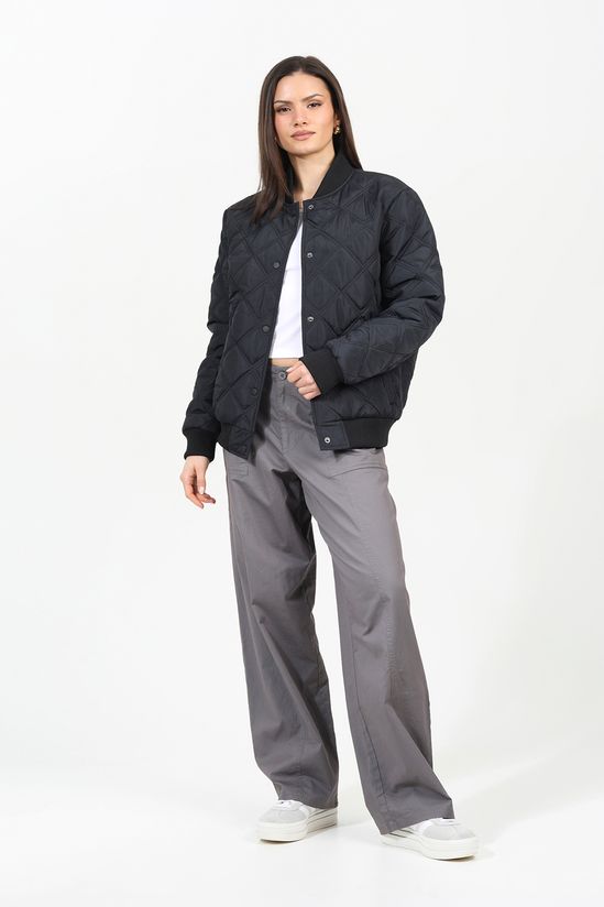 Quilted Bomber Jacket