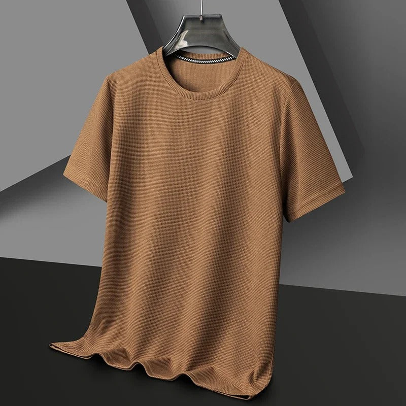 Men’s Waffle Knit Short Sleeve T-Shirt
