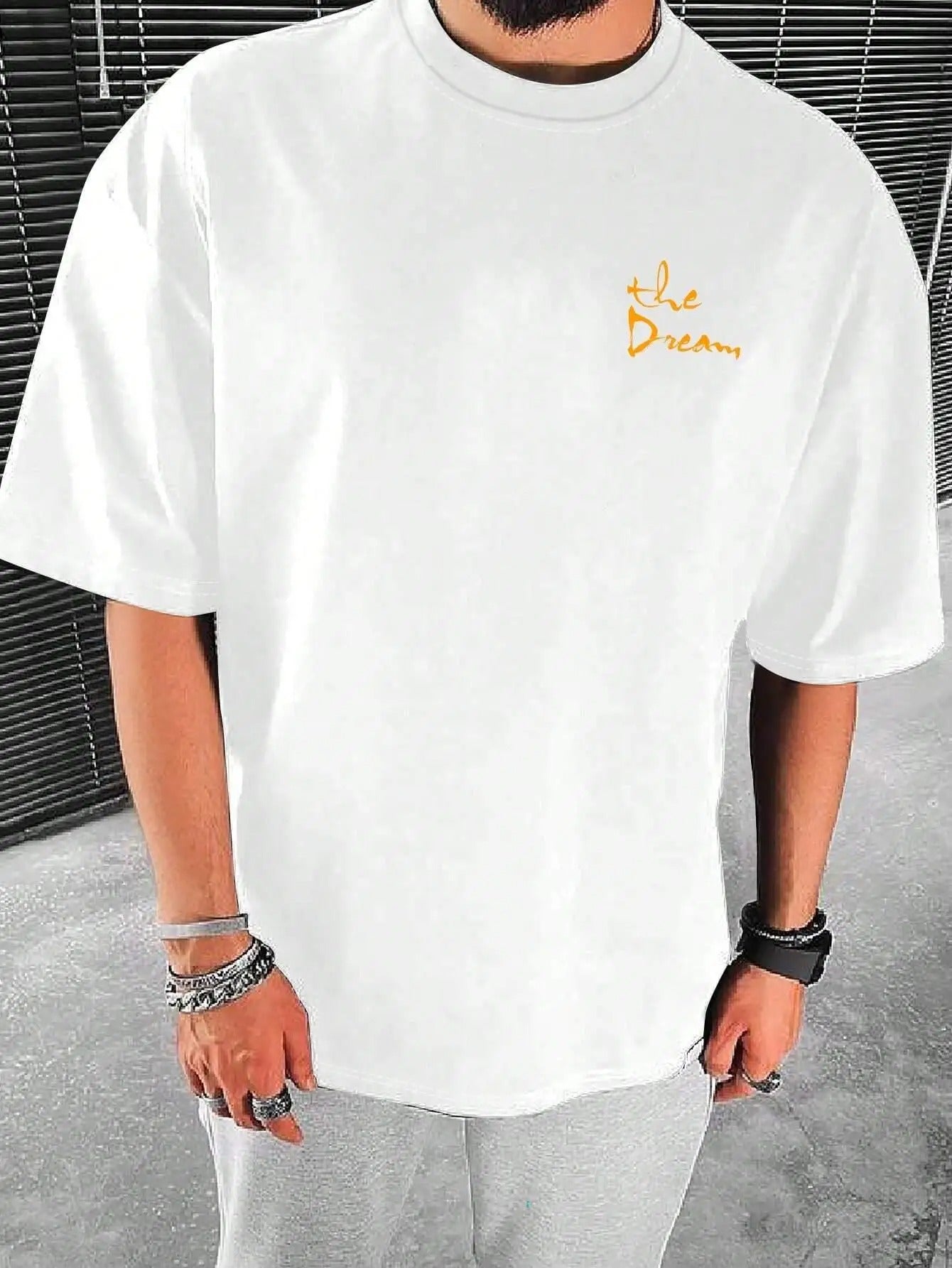 "Live Your Dream" Men's Summer Streetwear T-Shirt