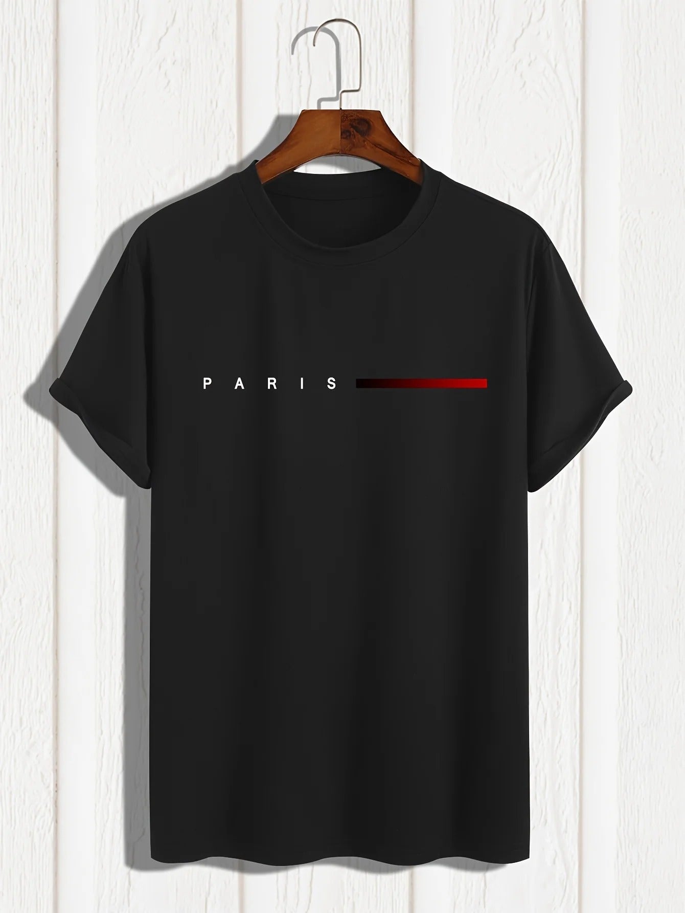 Men’s Creative Letter Print T-Shirt