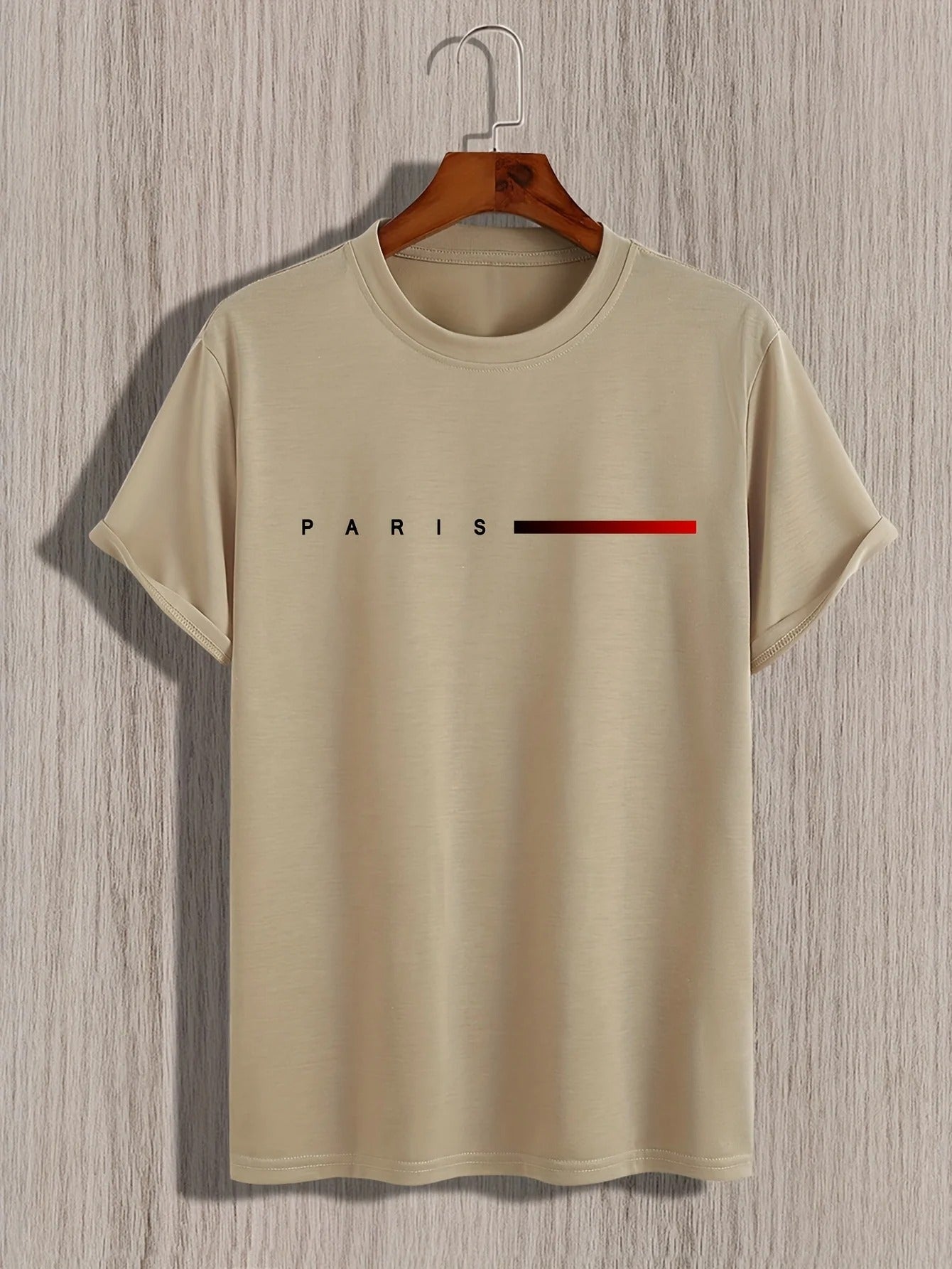 Men’s Creative Letter Print T-Shirt
