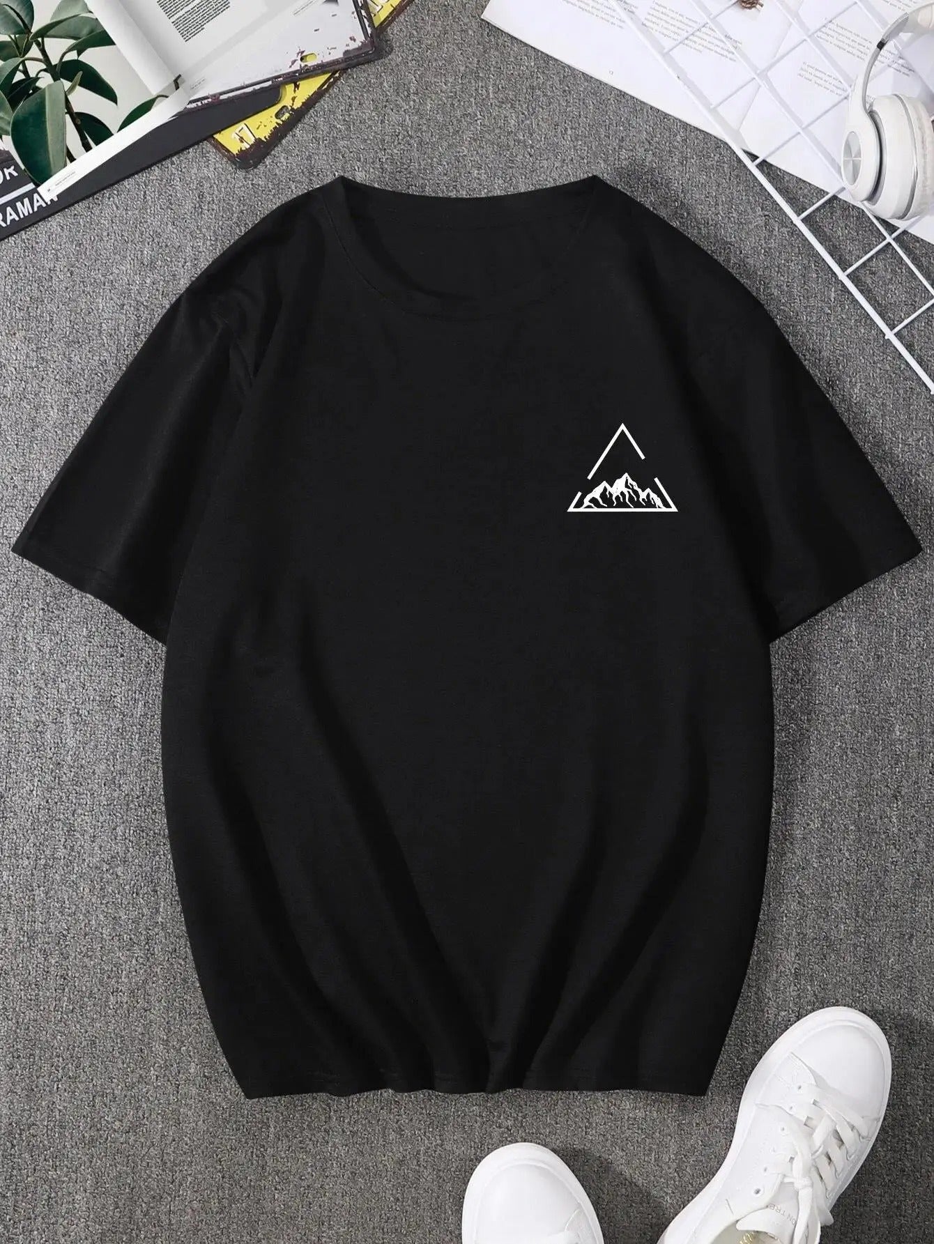 Men’s Mountain Inspiration Print T-Shirt