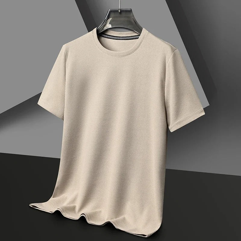 Men’s Waffle Knit Short Sleeve T-Shirt