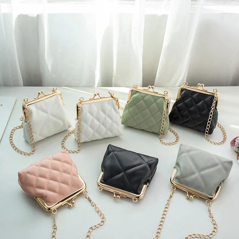 Wholesale Women Fashion Rhombus Chain Mini Bag